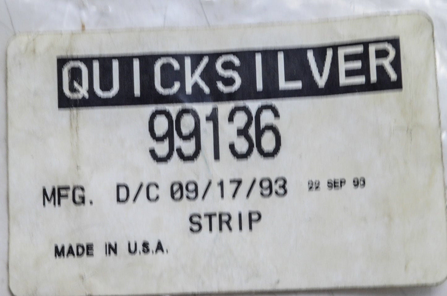 Rubber Strip NOS