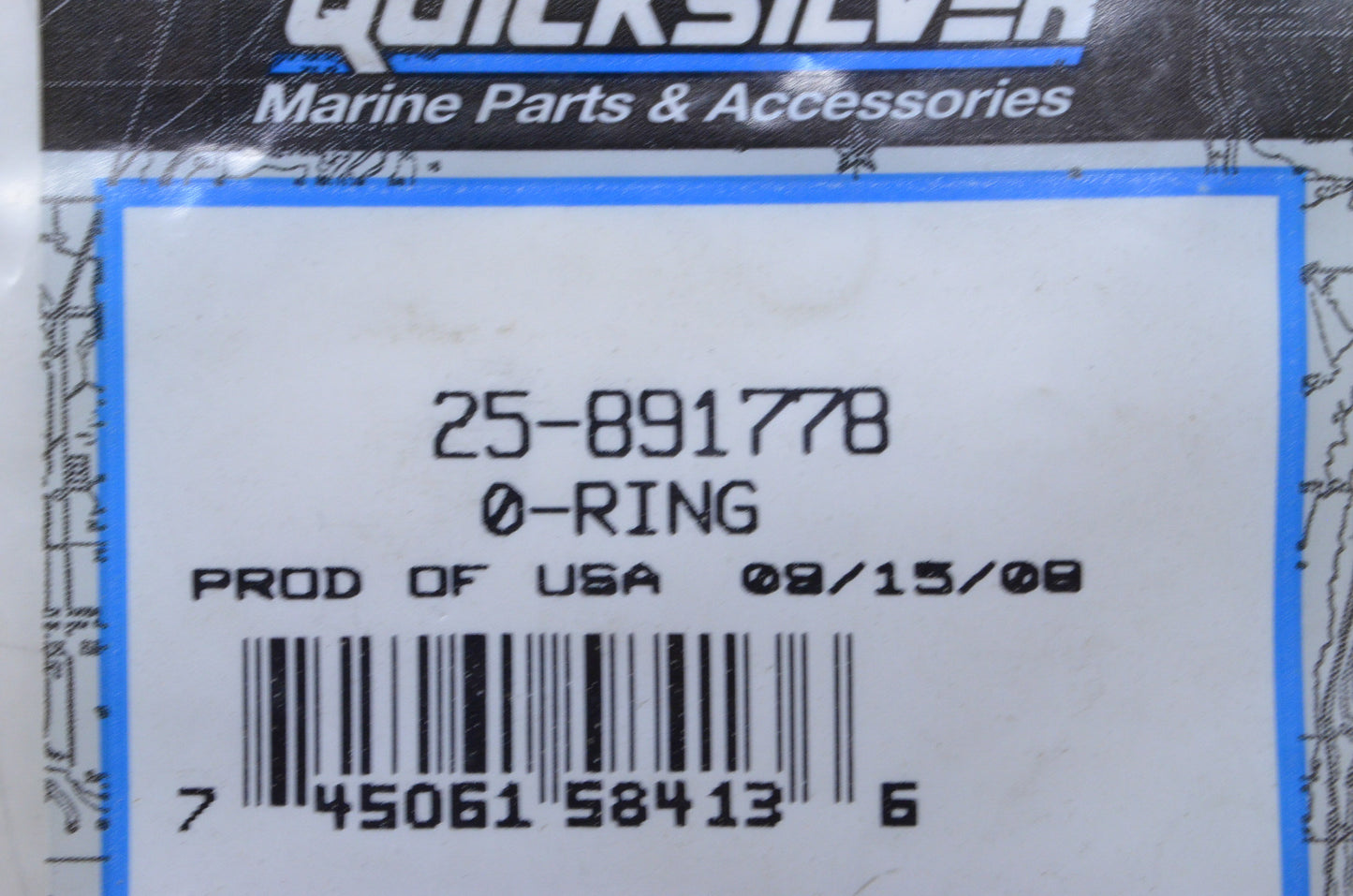 OEM Mercury 25-891778 O-Ring NOS