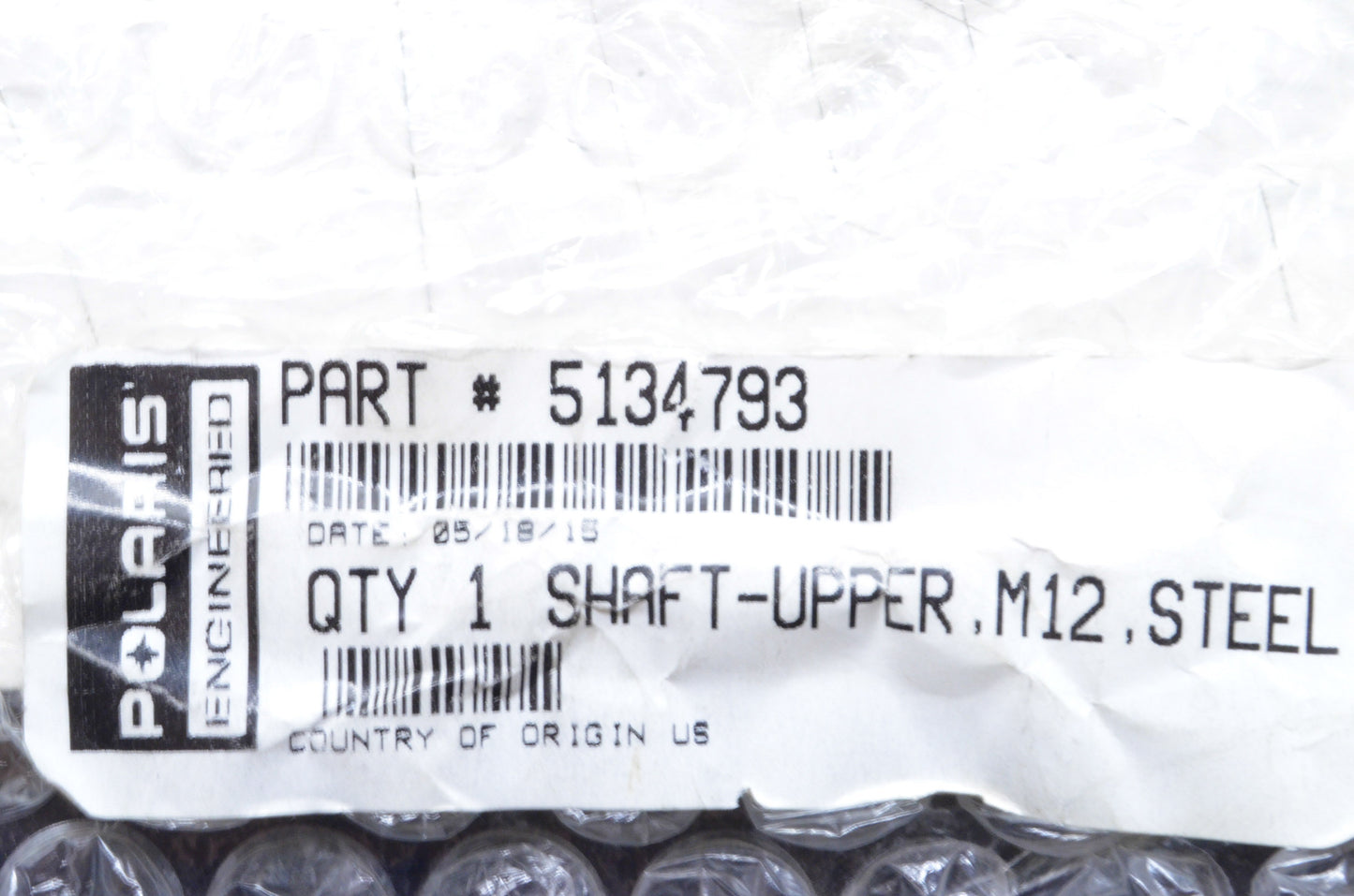 OEM Polaris 5134793 Steel Upper Shaft M12 NOS