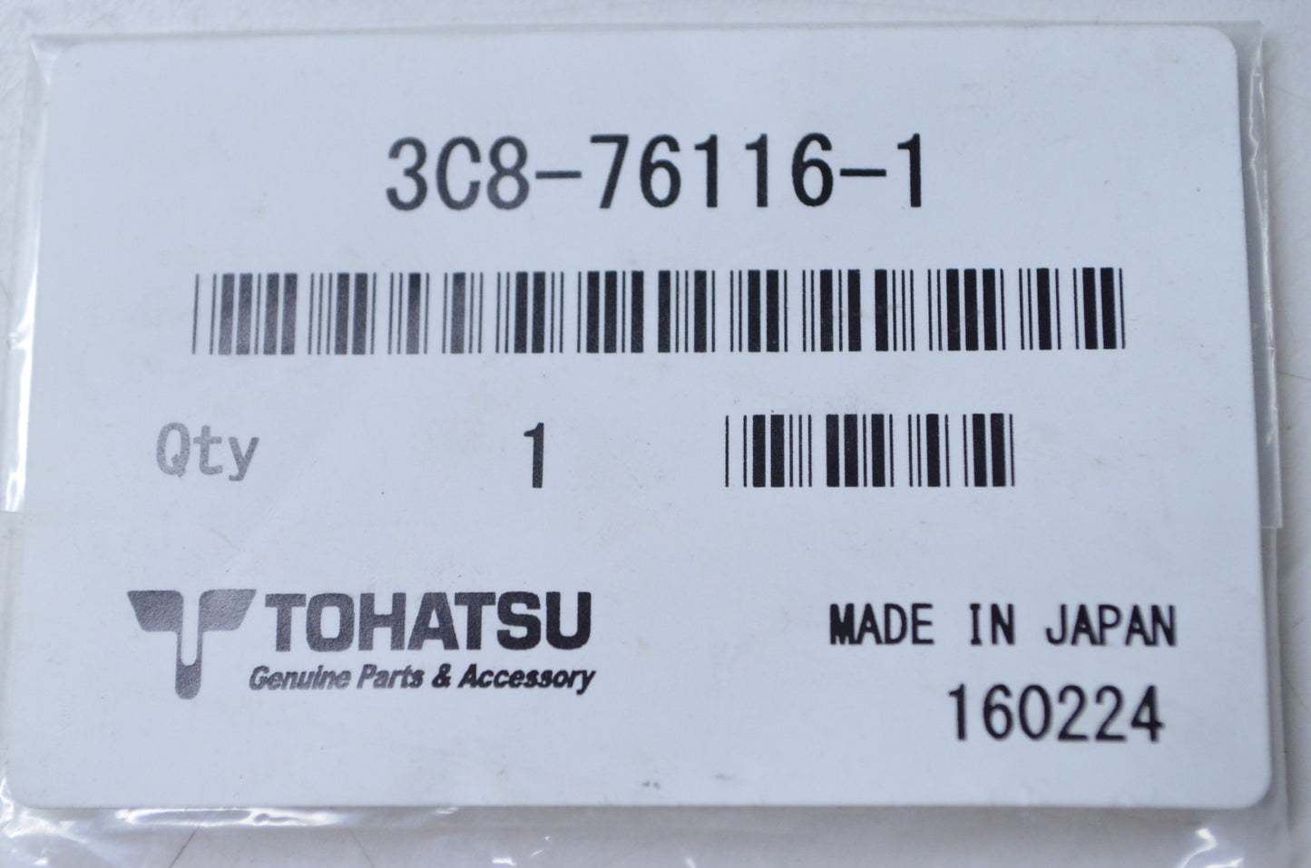 OEM Tohatsu 3C8-76116-1 Cord Grommet NOS