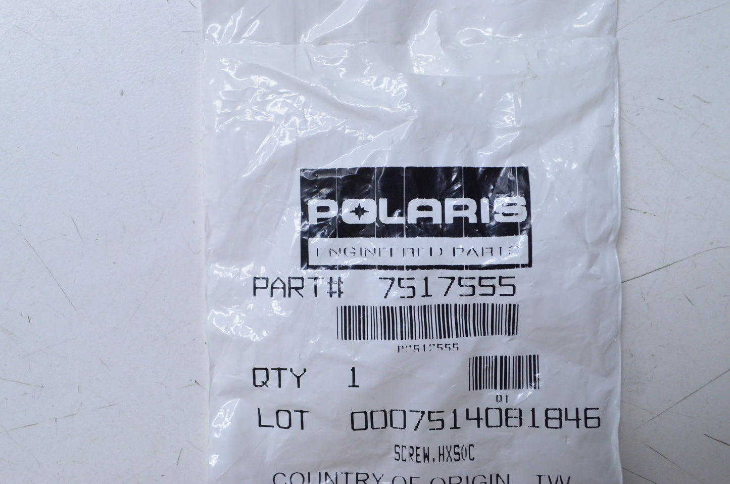 New OEM Polaris 7517555 Hex Socket Screw NOS