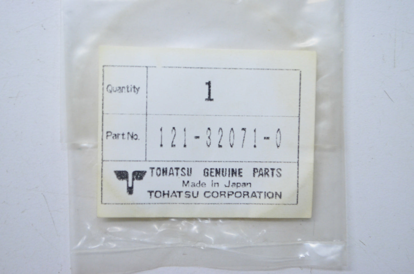 Tohatsu 121-32071-0 O-Ring NOS