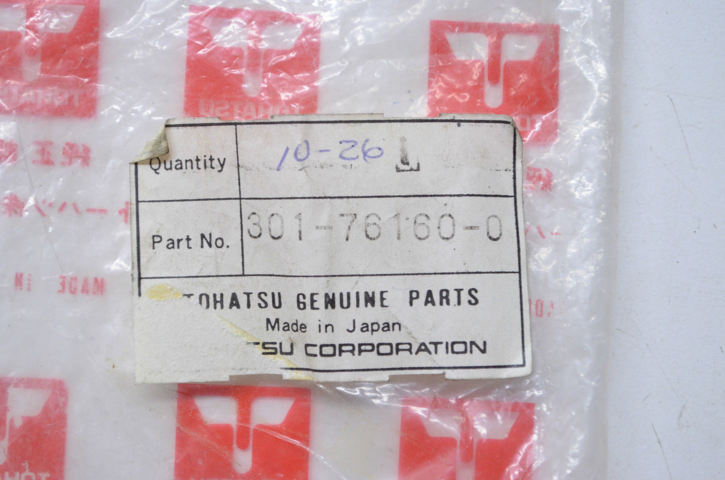 Tohatsu 301-76160-0 Rectifier NOS
