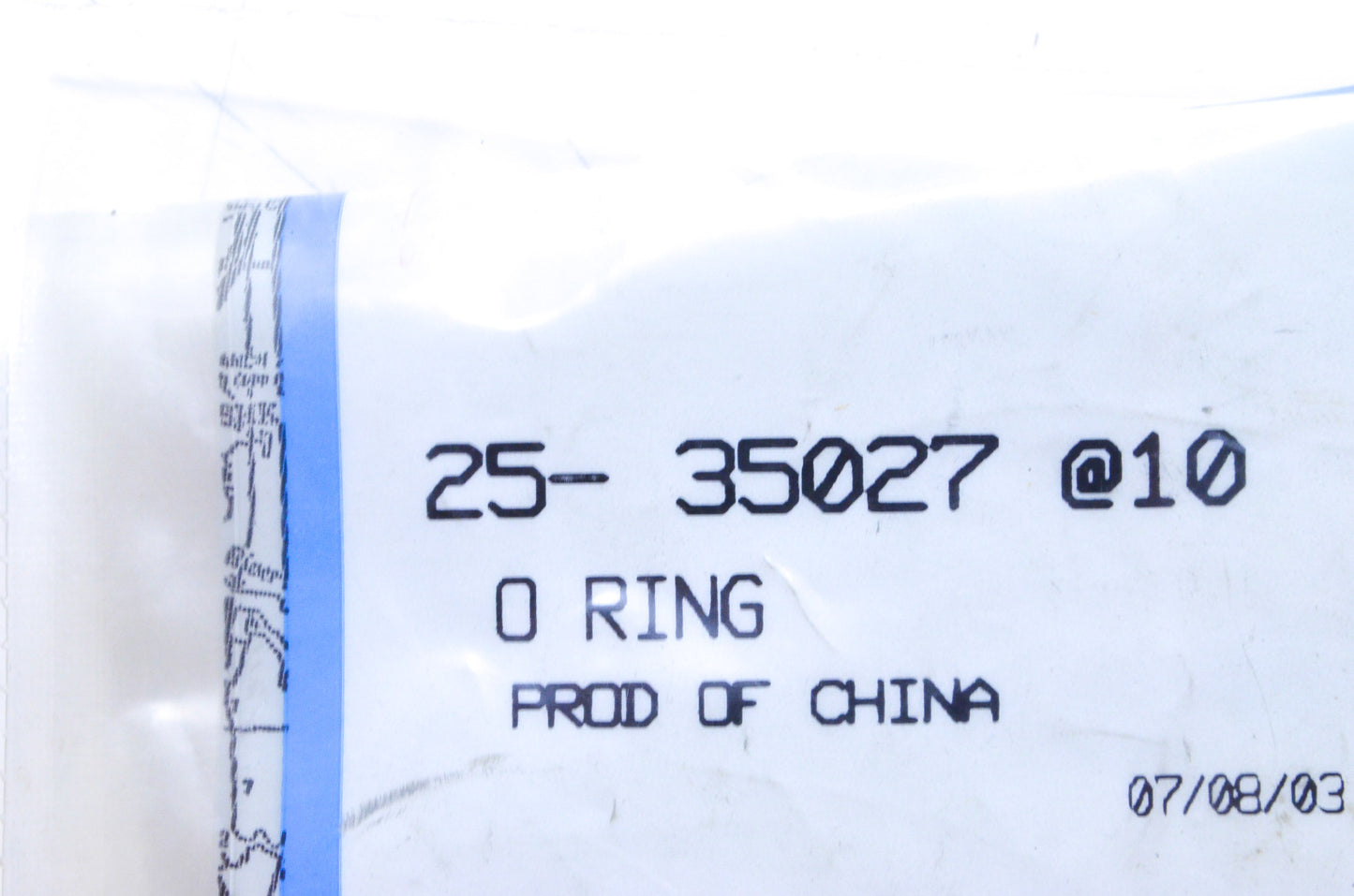 OEM Mercury 25-35027 Lower Unit O-Ring Qty 2 NOS