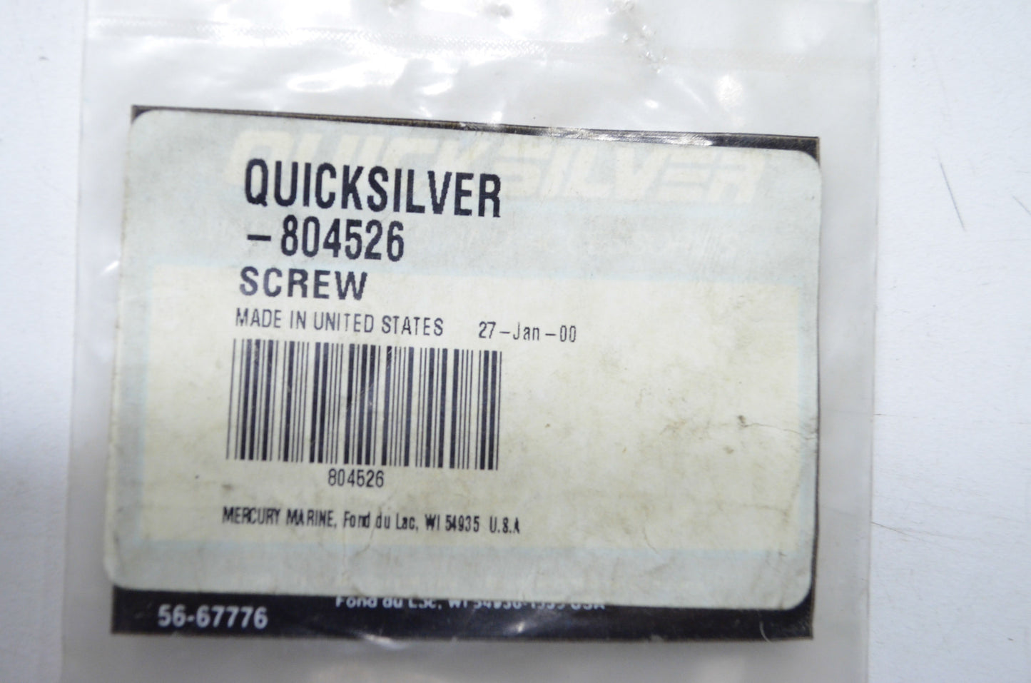 New OEM Mercury Screw Qty 2 NOS