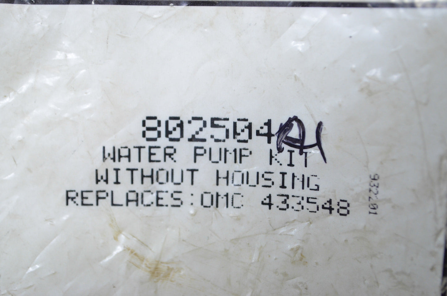Water Pump Kit NOS