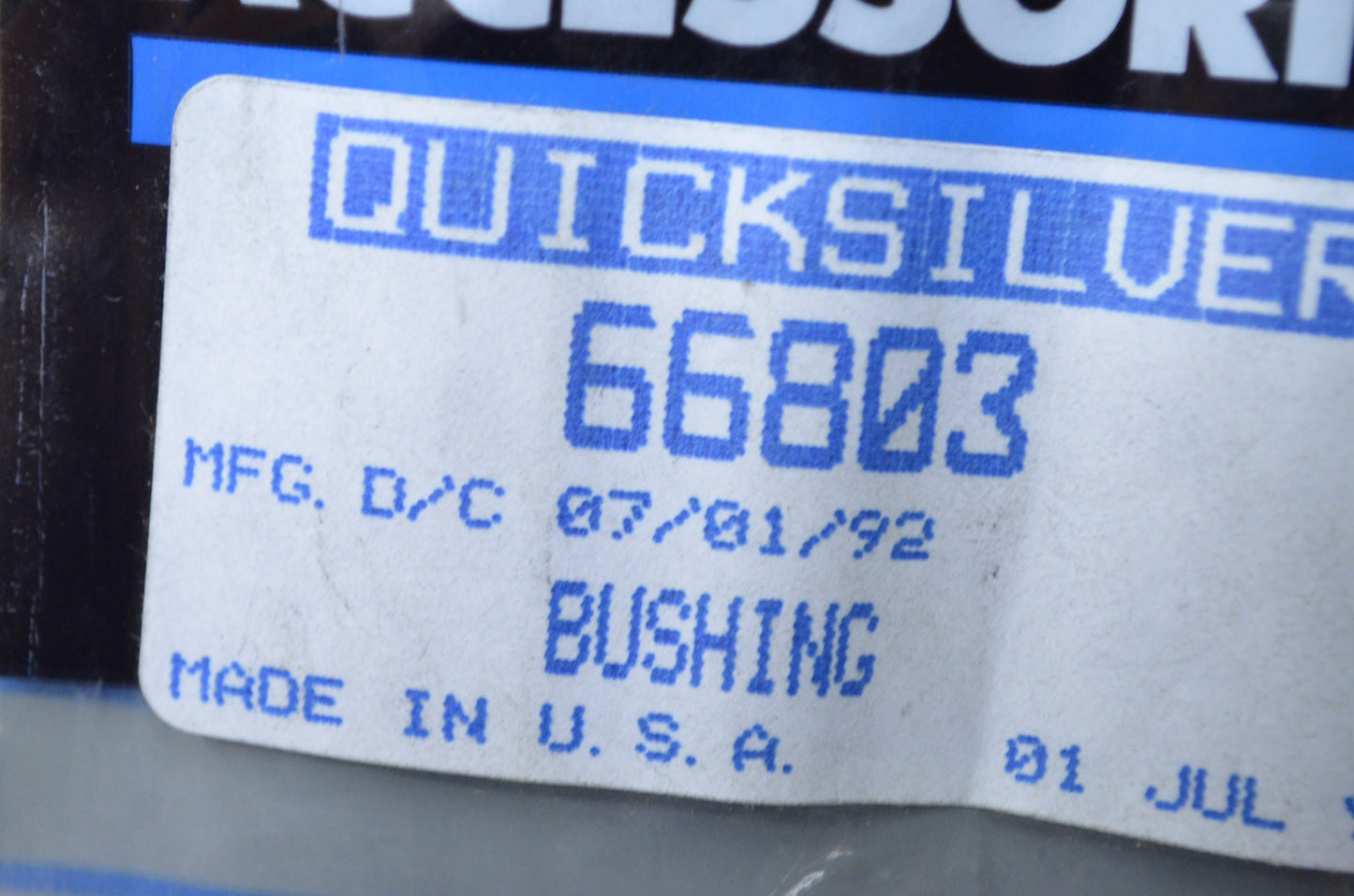 OEM Mercury 66803 Bushing Rack NOS