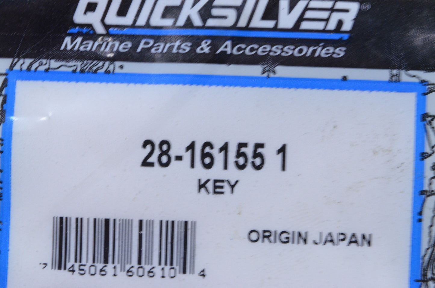 New OEM Mercury Key NOS