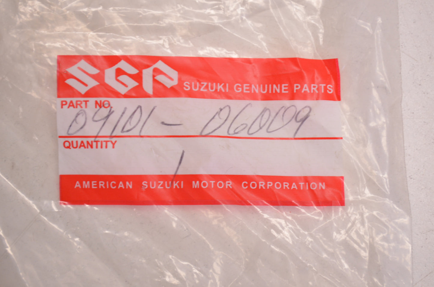 OEM Suzuki 09101-06009 Bolt L:115 NOS