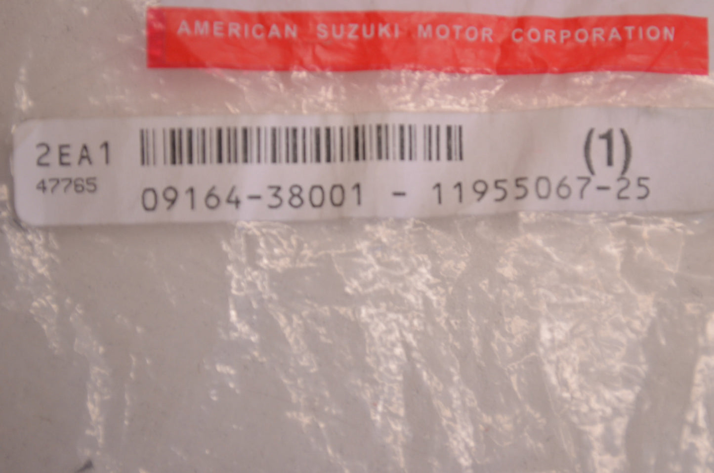 OEM Suzuki 09164-38001 Washer NOS