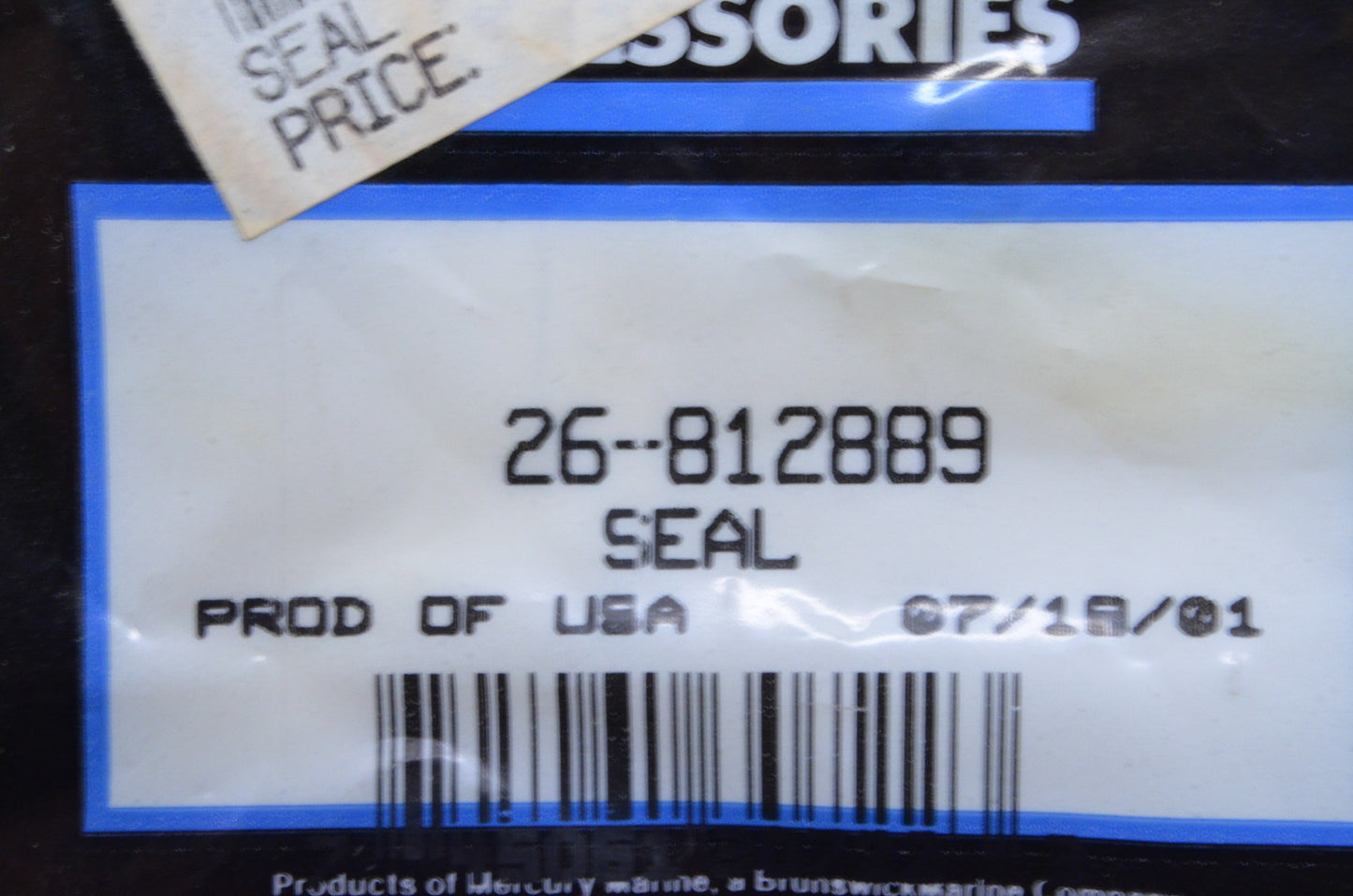 New OEM Mercury Seal NOS