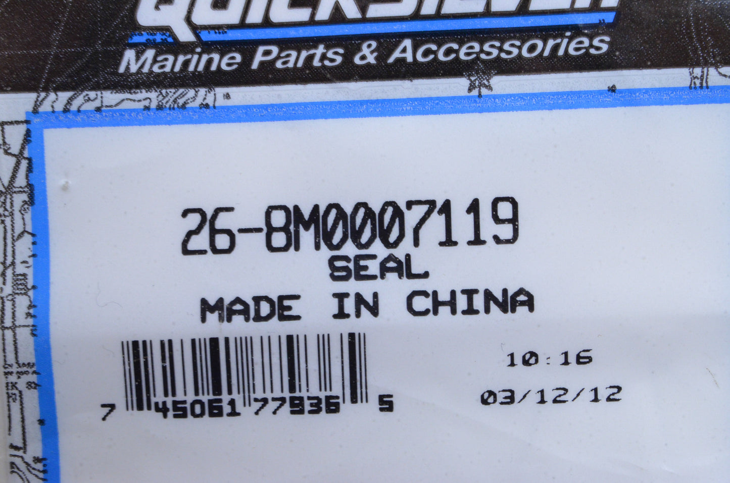 New OEM Mercury Engine Seal NOS