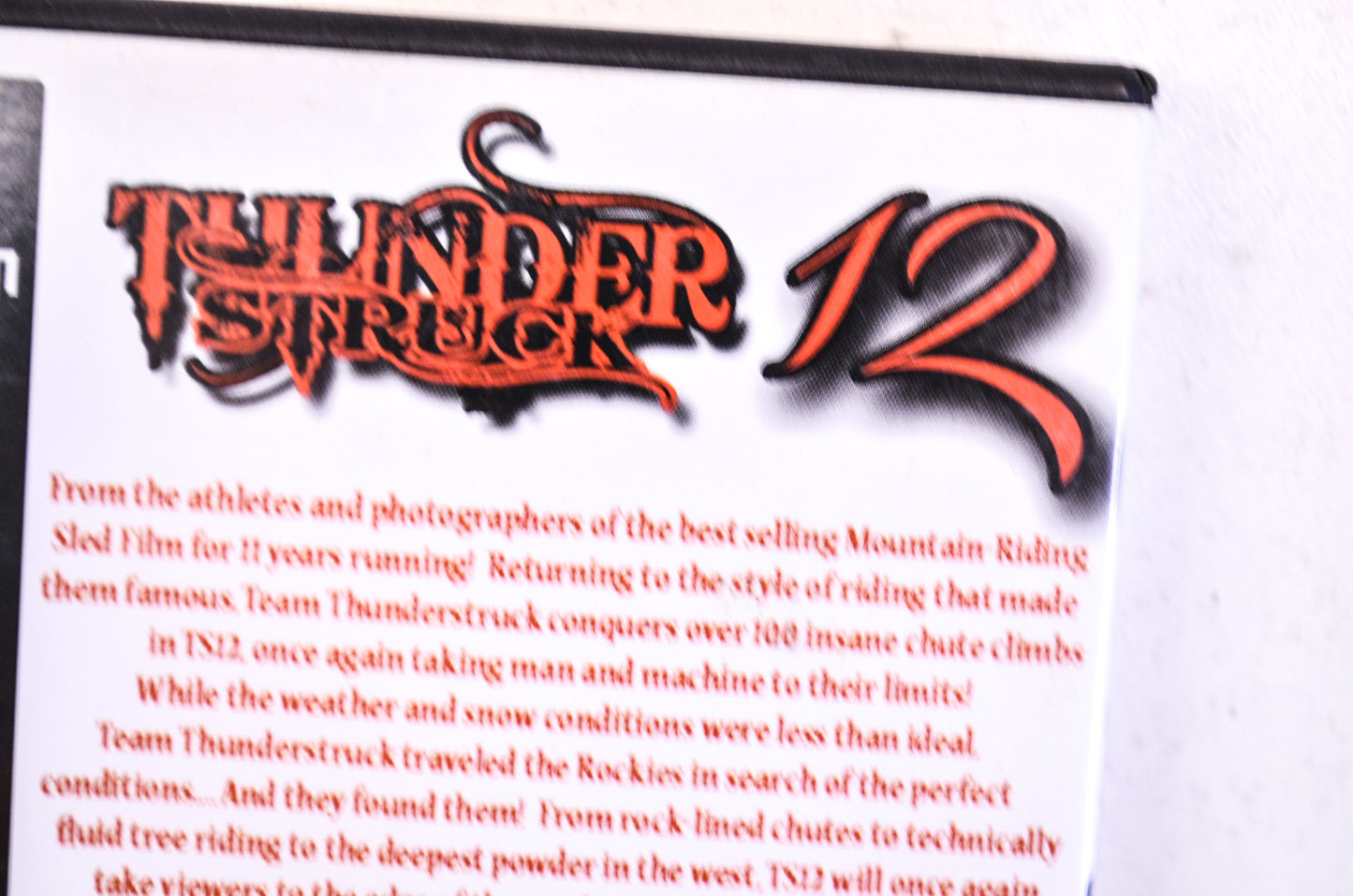 Thunderstruck 12 DVD NOS