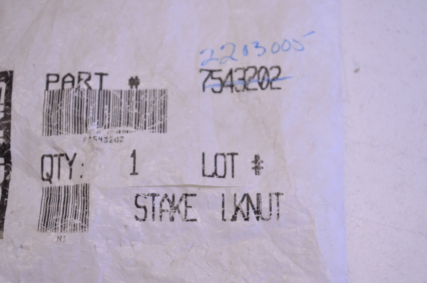 OEM Polaris 2203005 Right Hand Stake Lock Nut Kit NOS