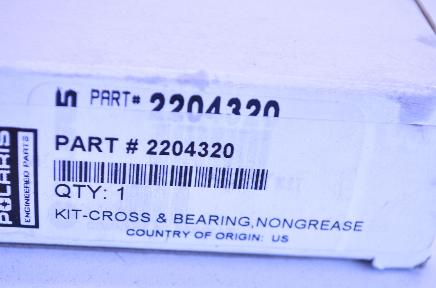 New OEM Polaris Non Grease Bearing Cross Kit NOS