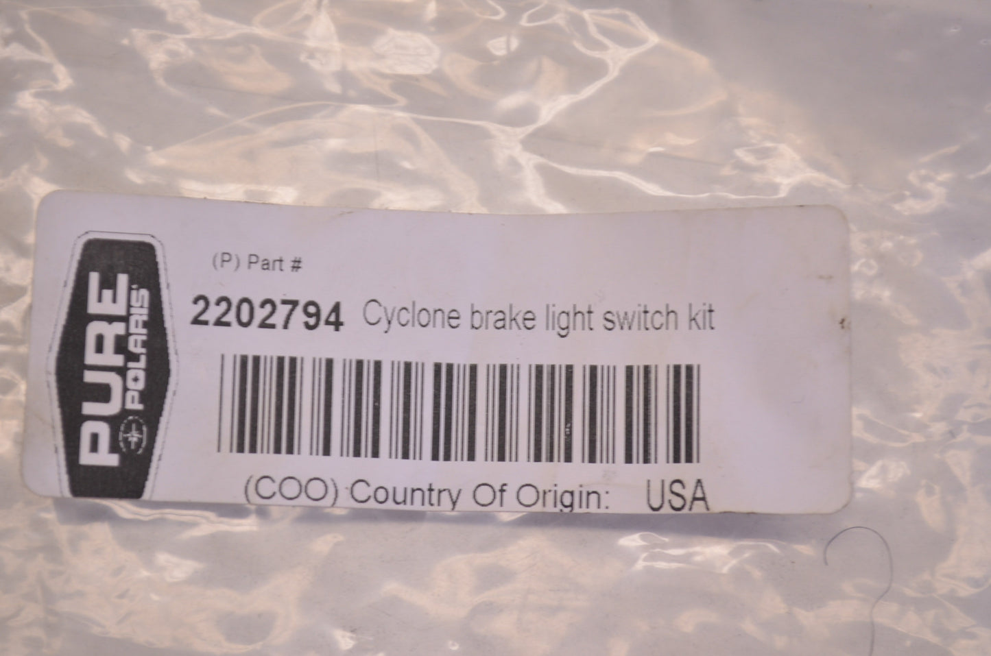New OEM Polaris Brake Light Switch Kit NOS
