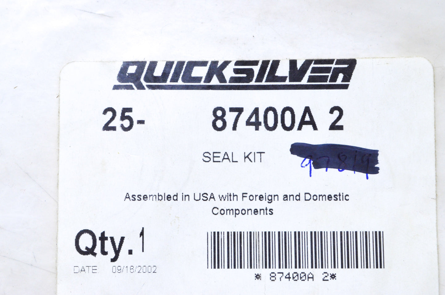 New OEM Mercury Cylinder Seal Kit NOS