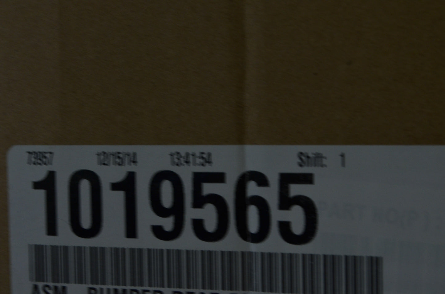 OEM Polaris 1019565 Rear Bumper Assembly NOS