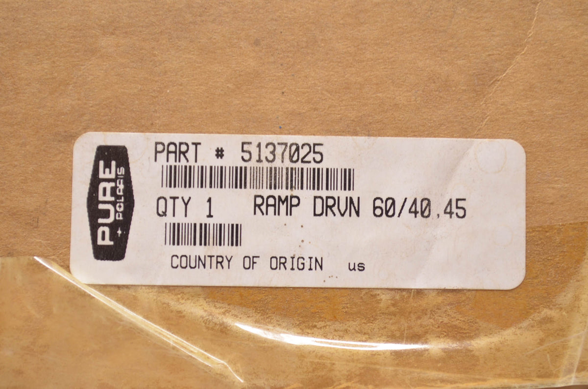 OEM Polaris 5137025 Driven Clutch Ramp 60/40, 45 NOS