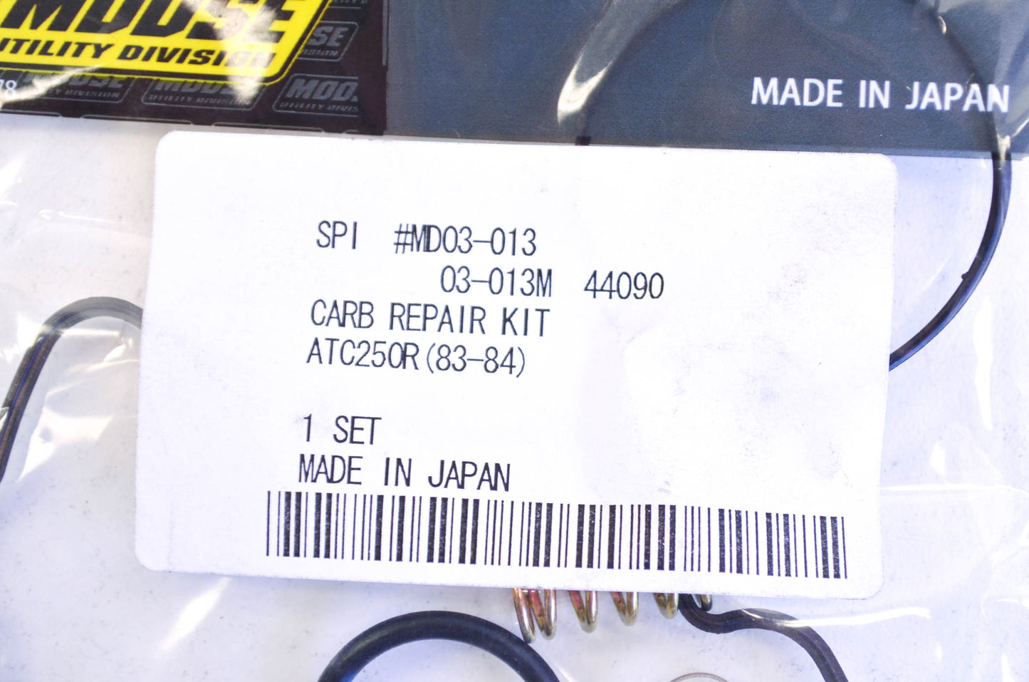 New Moose 1983-1984 Honda ATC250R Carburetor Rebuild Kit NOS