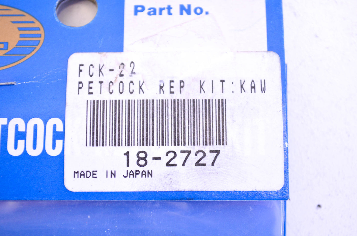 New K&L Kawasaki Fuel Petcock Repair Kit NOS