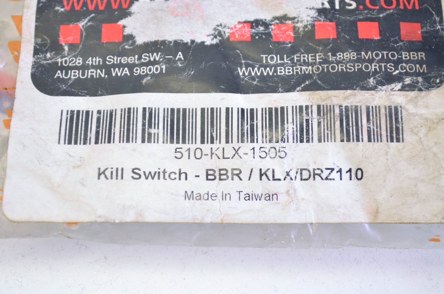 New BBR Motorsports Replacement Handlebar Kill Switch NOS