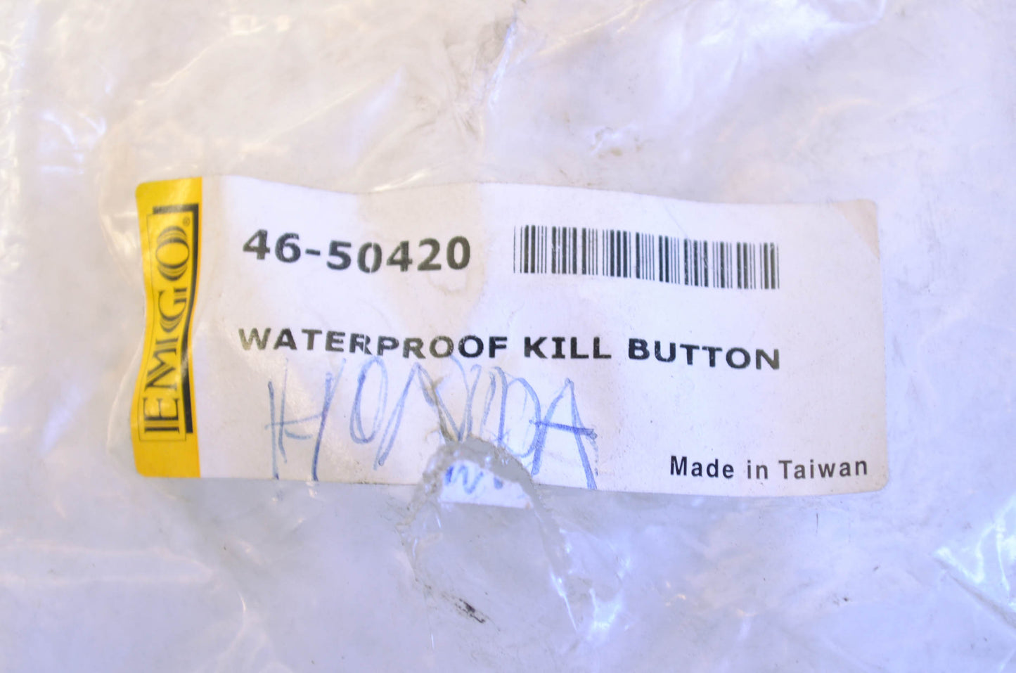 New EMGO Honda Waterproof Kill Switch Button NOS