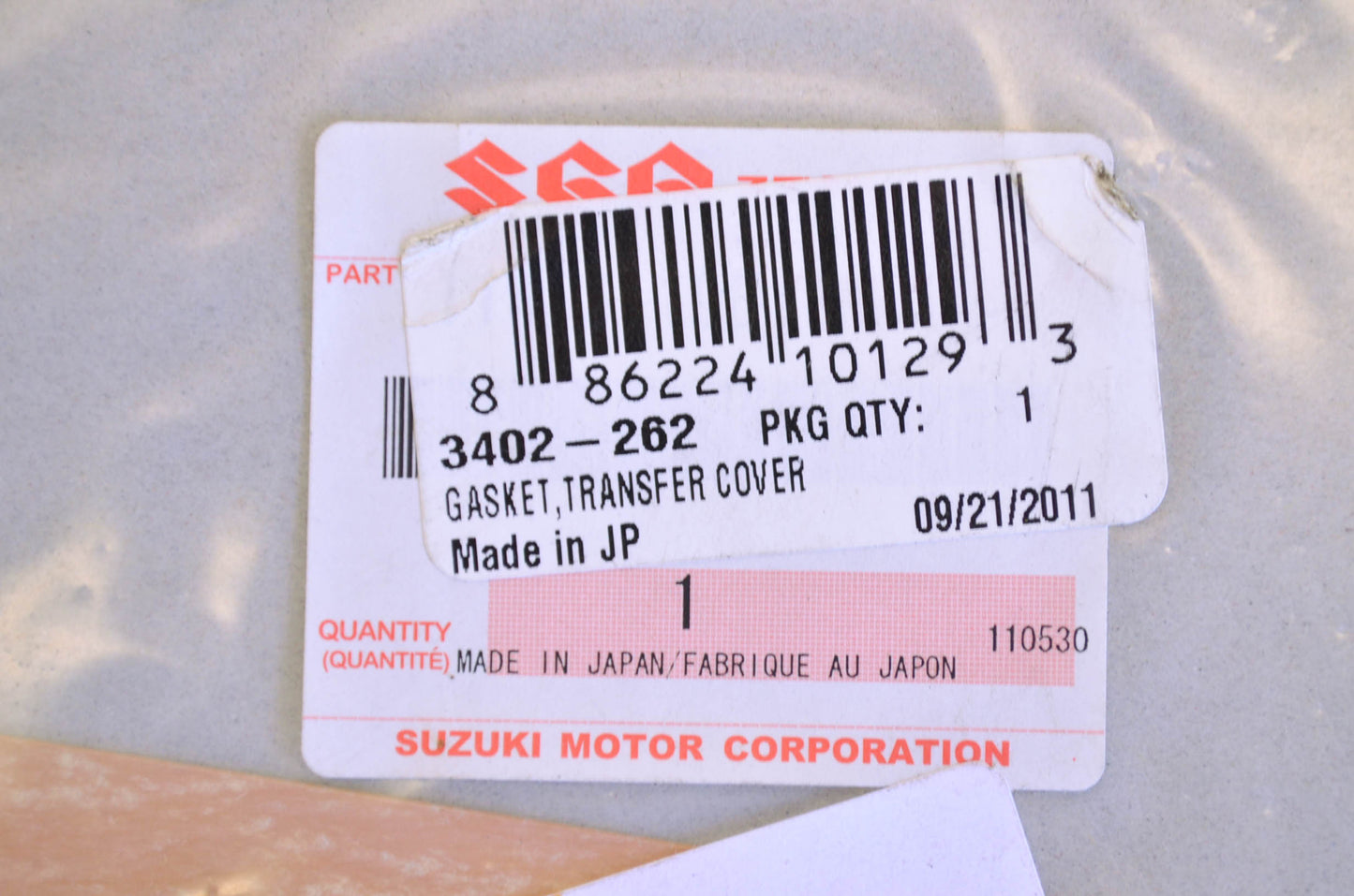 OEM Arctic Cat 3402-262 Transmission Cover Gasket NOS