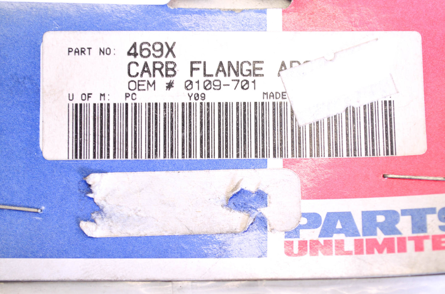 Carburetor Mounting Flange NOS