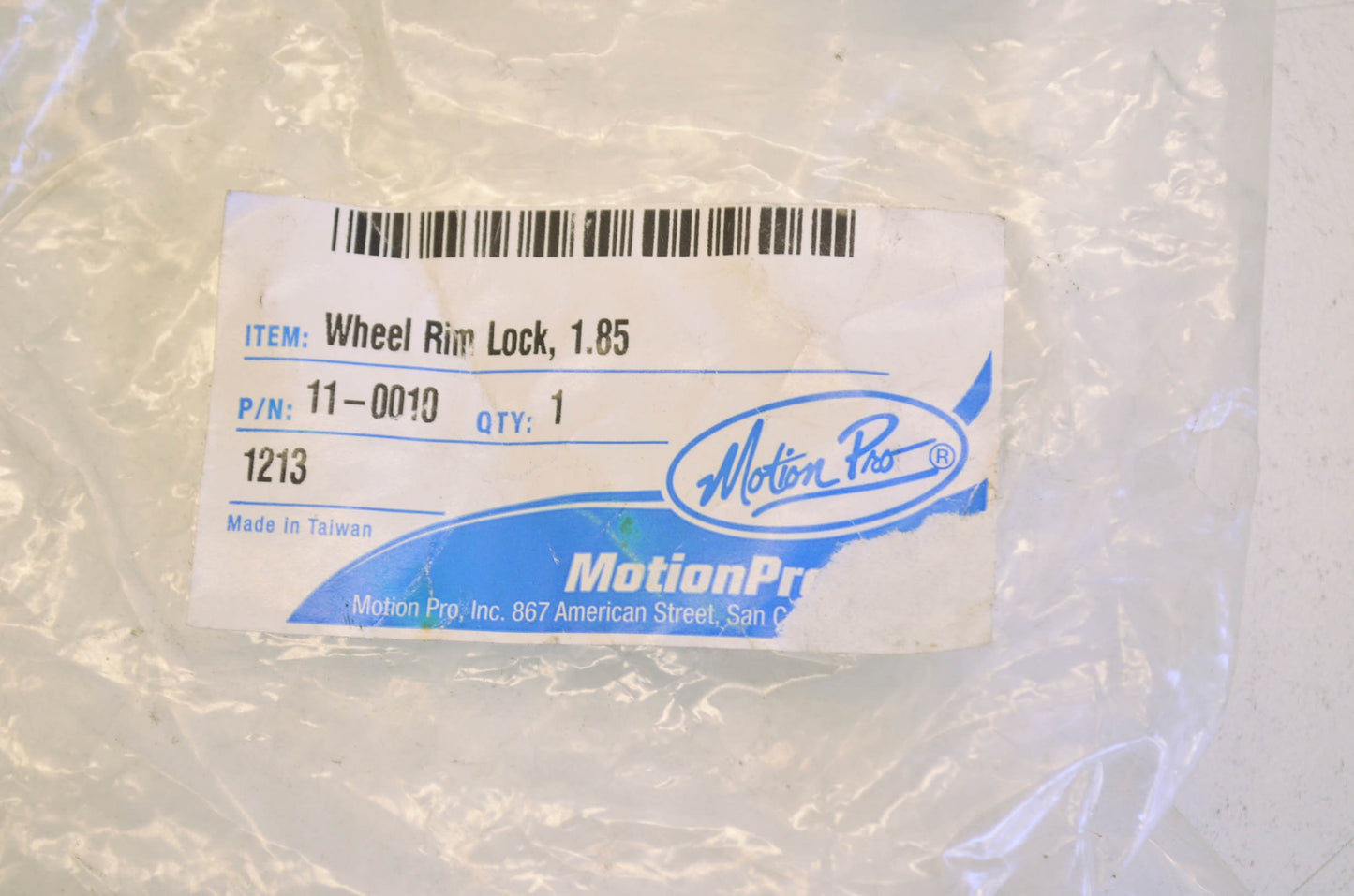 Motion Pro 11-0010 Wheel Rim Lock 1.85 NOS