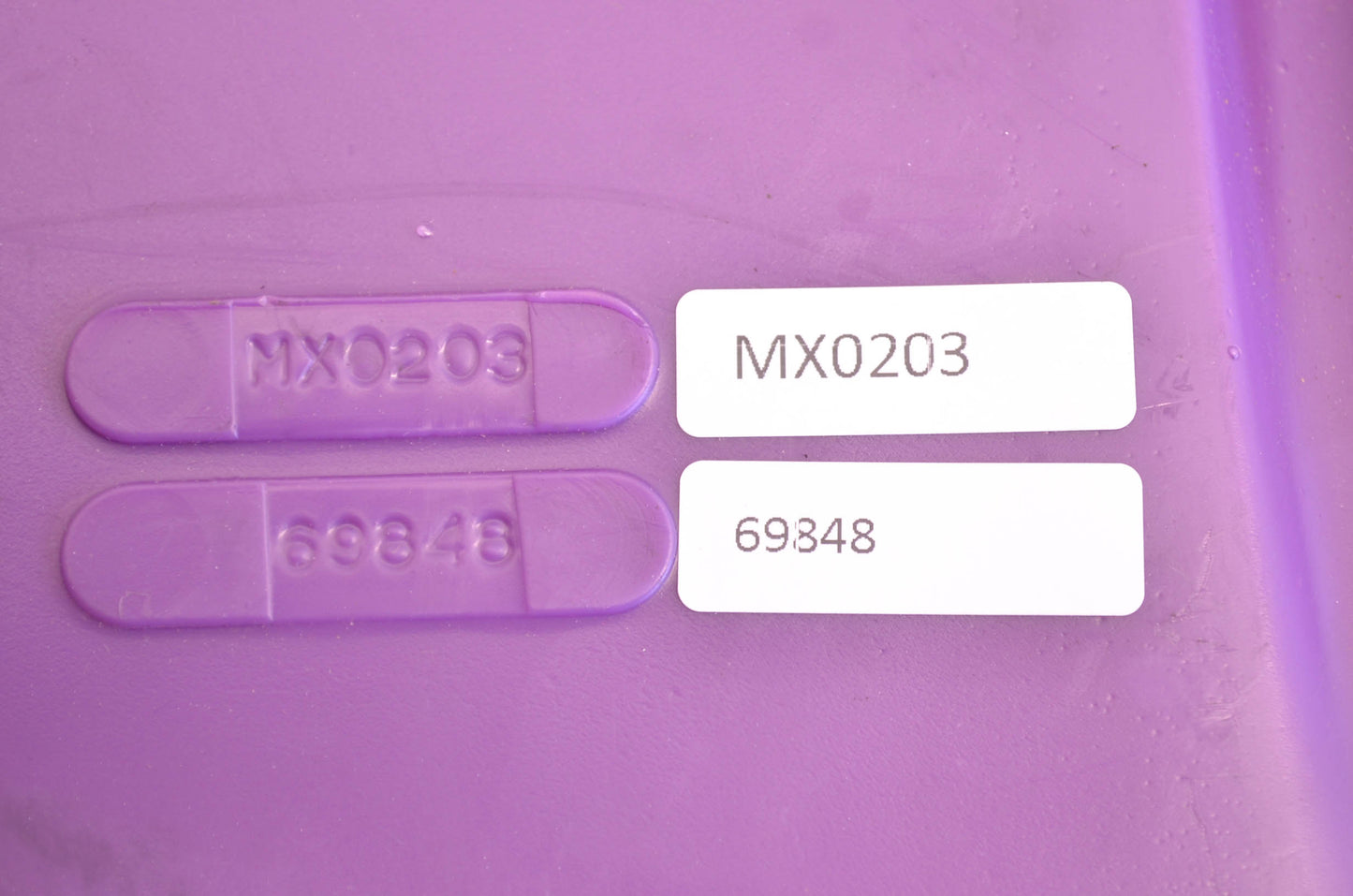 Purple Ski-Doo Skid Plate NOS
