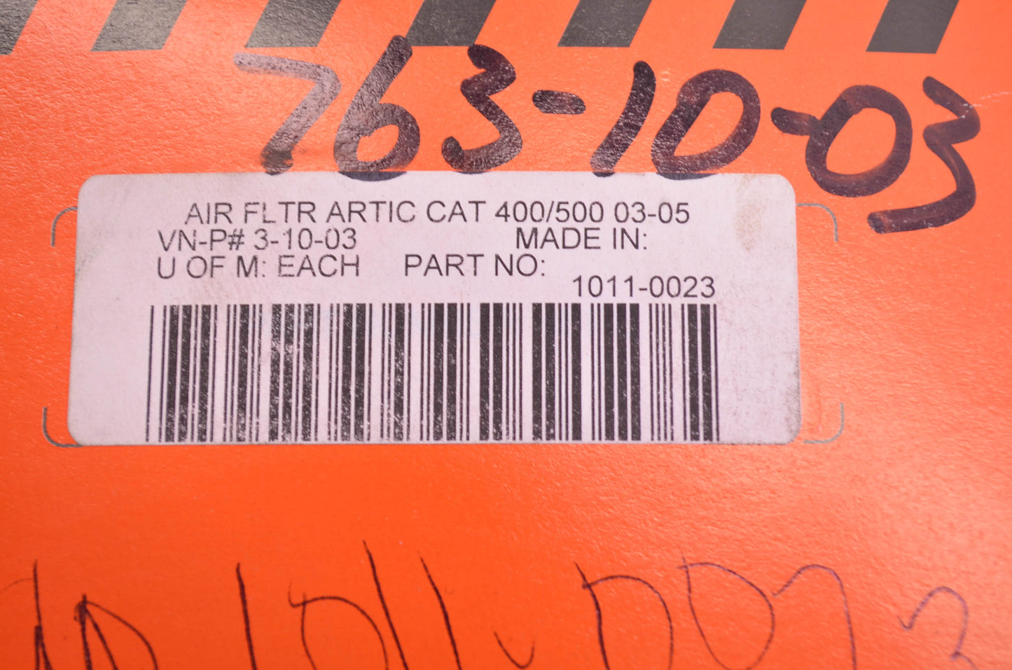 Moose Racing 1011-0023 Arctic Cat Foam Air Filter NOS