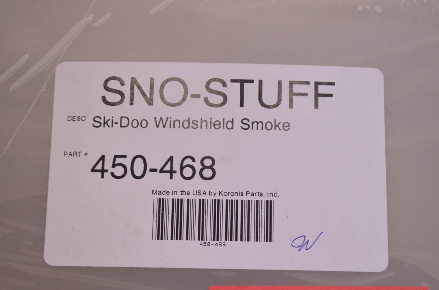 Sno-Stuff 450-468 Ski-Doo Smoke Windshield NOS