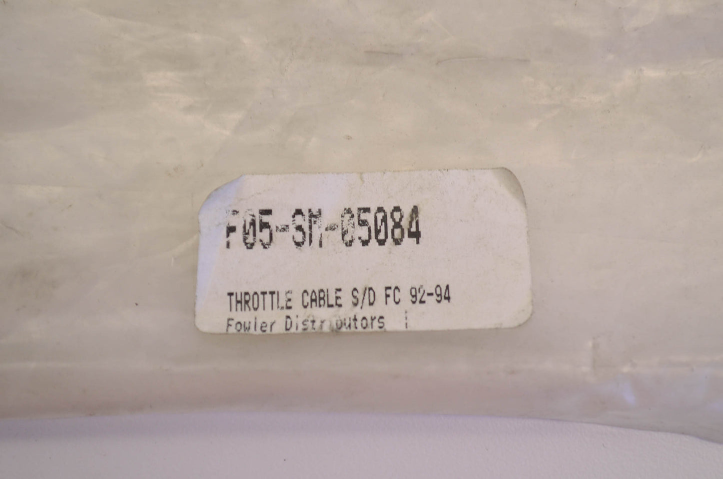 Fowler Distributors F05-SM-05084 Throttle Cable NOS