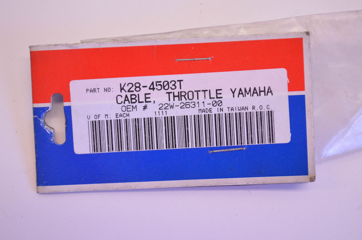 Parts Unlimited K28-4503T, 22W-26311-00, 22W-26311-00-00 Yamaha Throttle Cable N