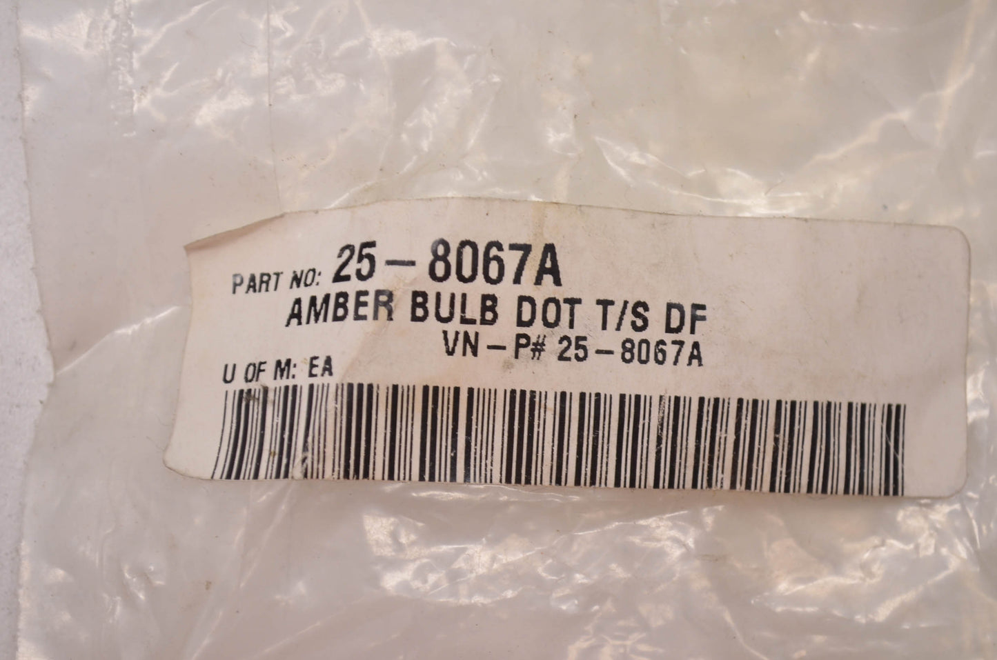 New K&S 25-8067AAmber Bulb NOS