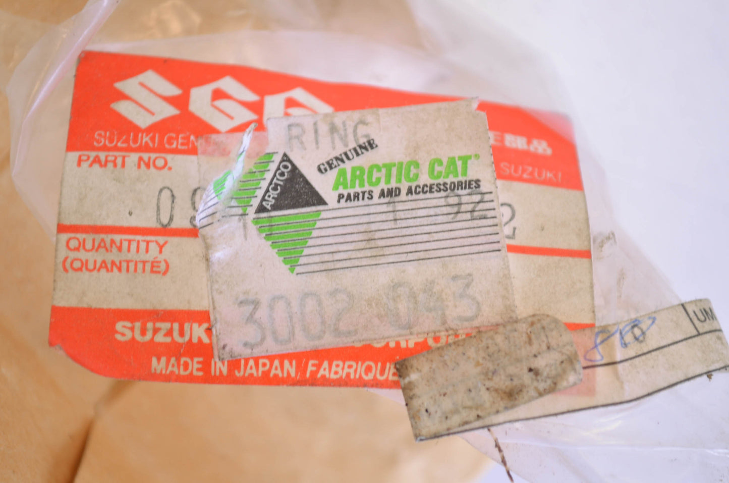 OEM Arctic Cat 09390-65002 C Ring NOS