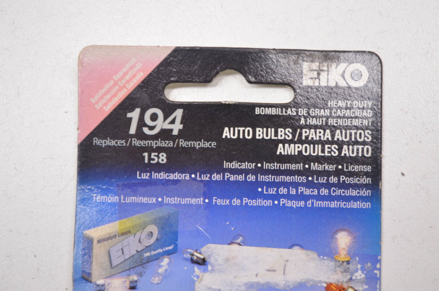 EiKO 194 Heavy Duty Replacement Indicator Bulb Qty 2 NOS