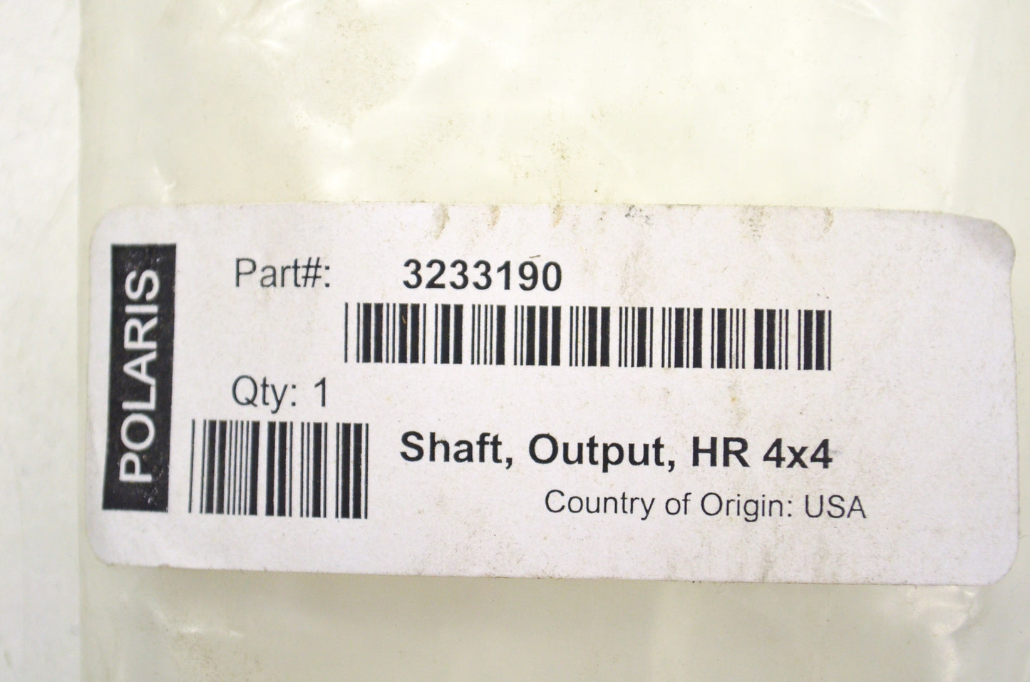 Output Shaft NOS