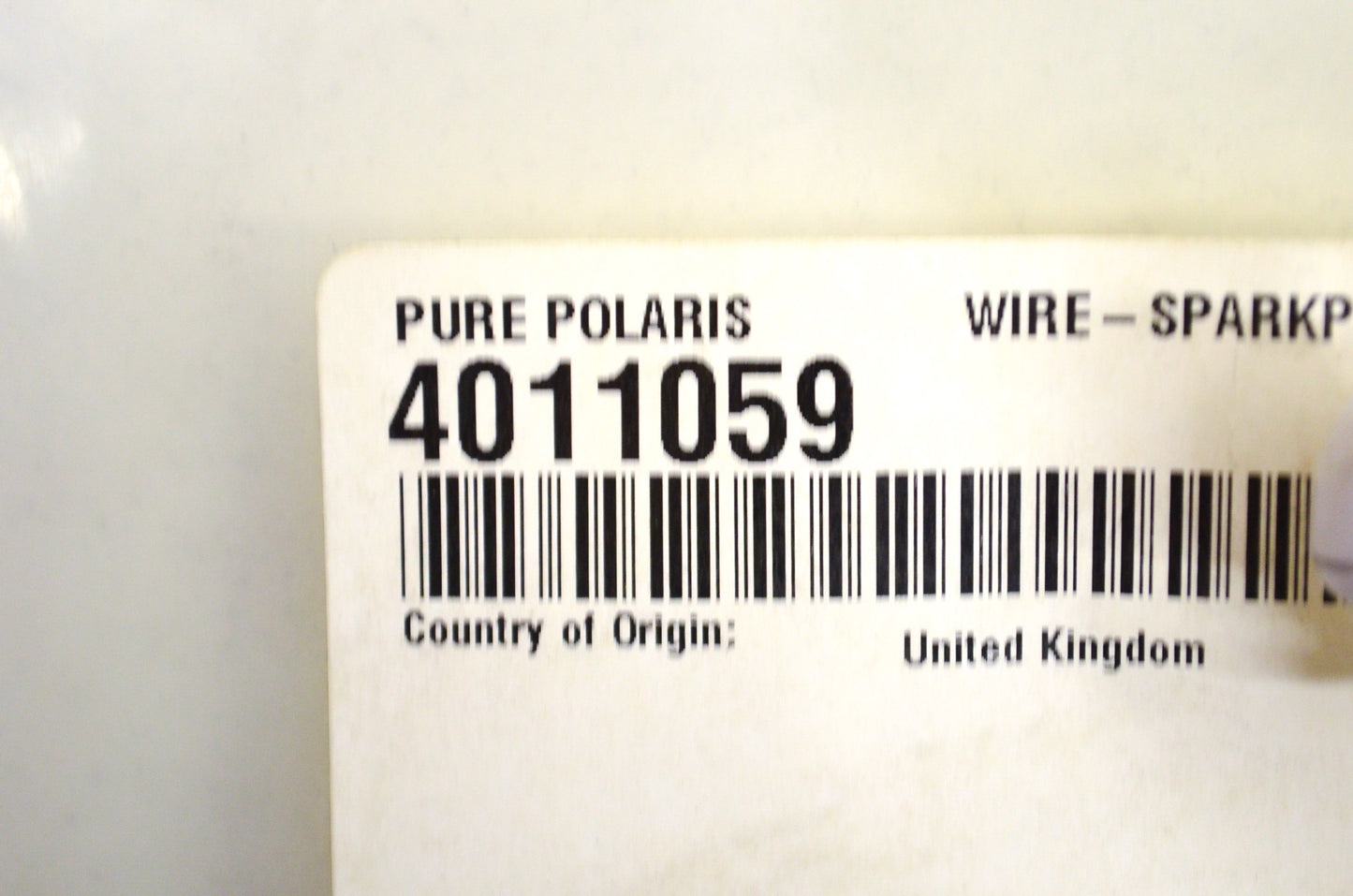 OEM Polaris 4011059 Black Ignition Wire 47cm NOS