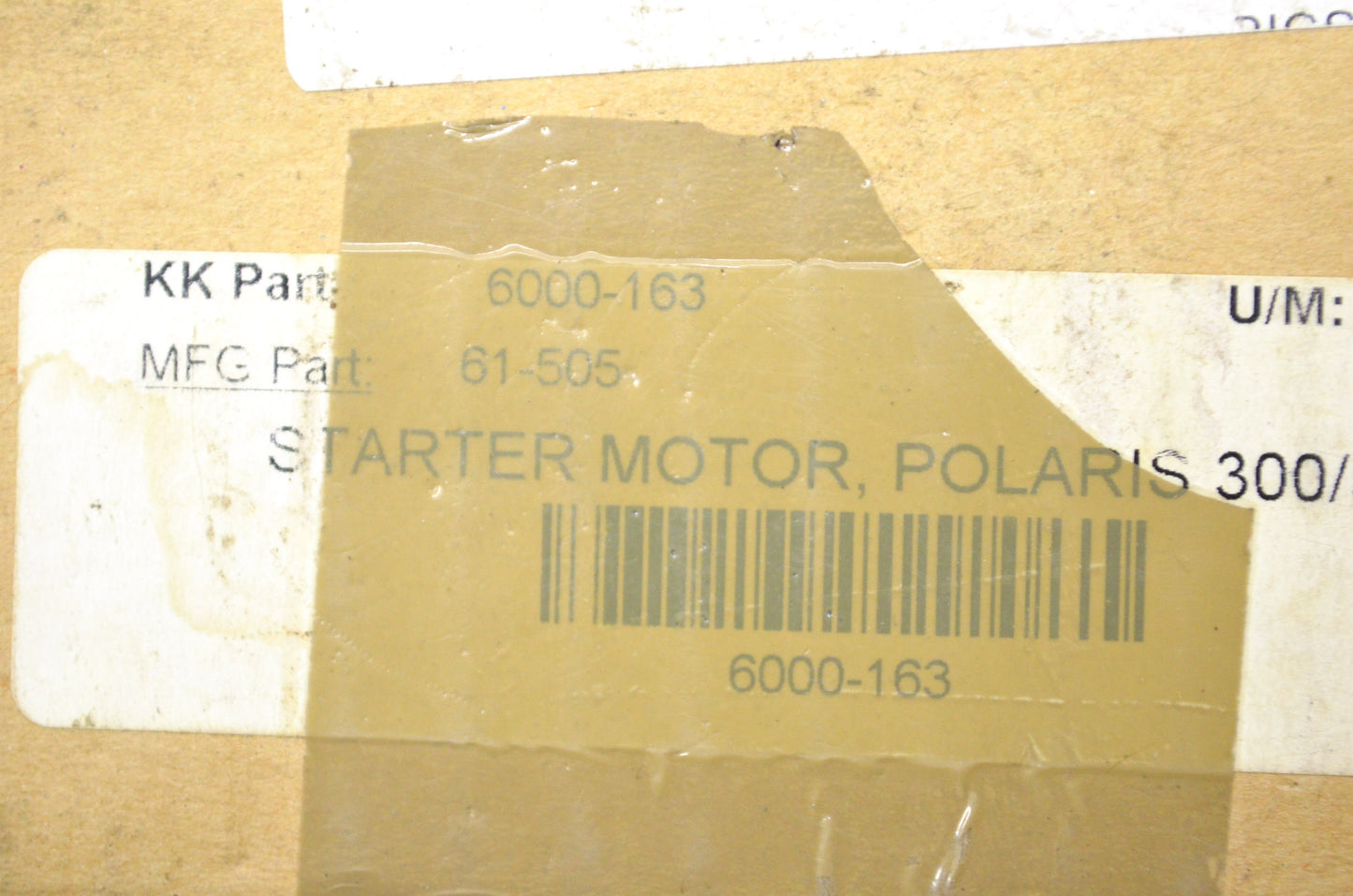 Moose Racing 61-506, 6000-163 Starter Motor NOS