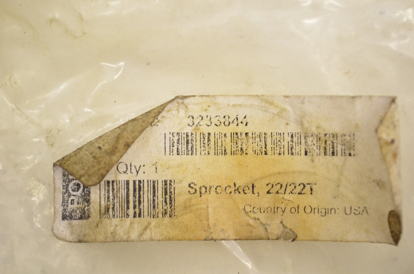 OEM Polaris 3233844 Sprocket 22T NOS