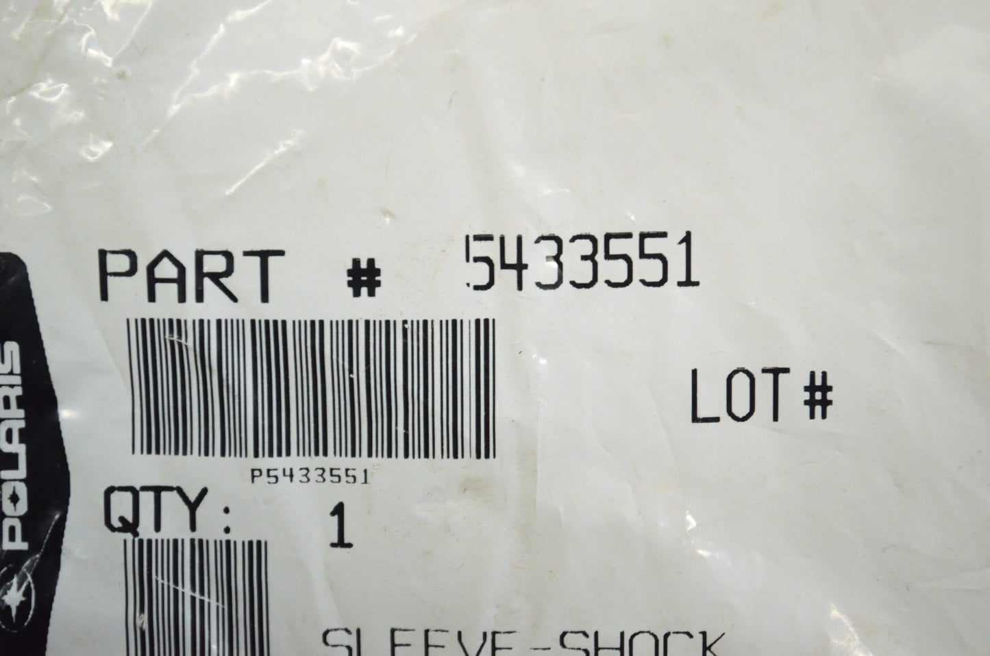 OEM Polaris 5433551 Shock Protector Sleeve NOS