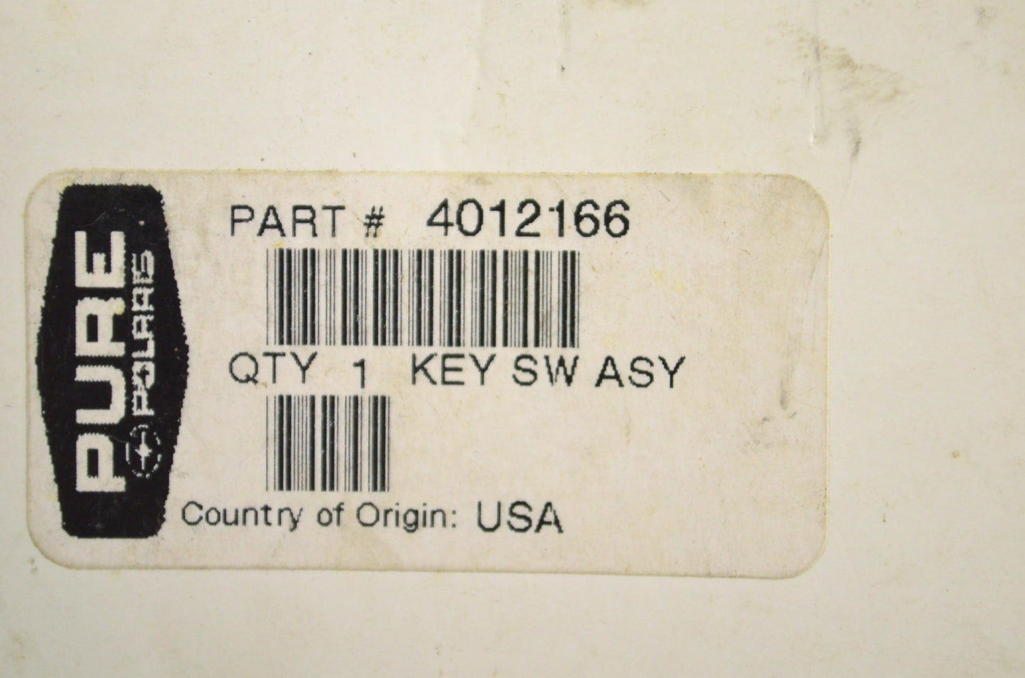 Key Switch Assembly NOS