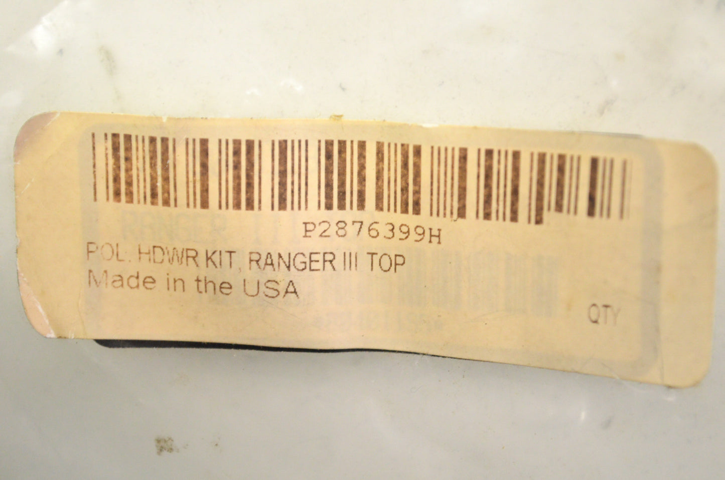 New OEM Polaris Ranger Roof Hardware Kit NOS