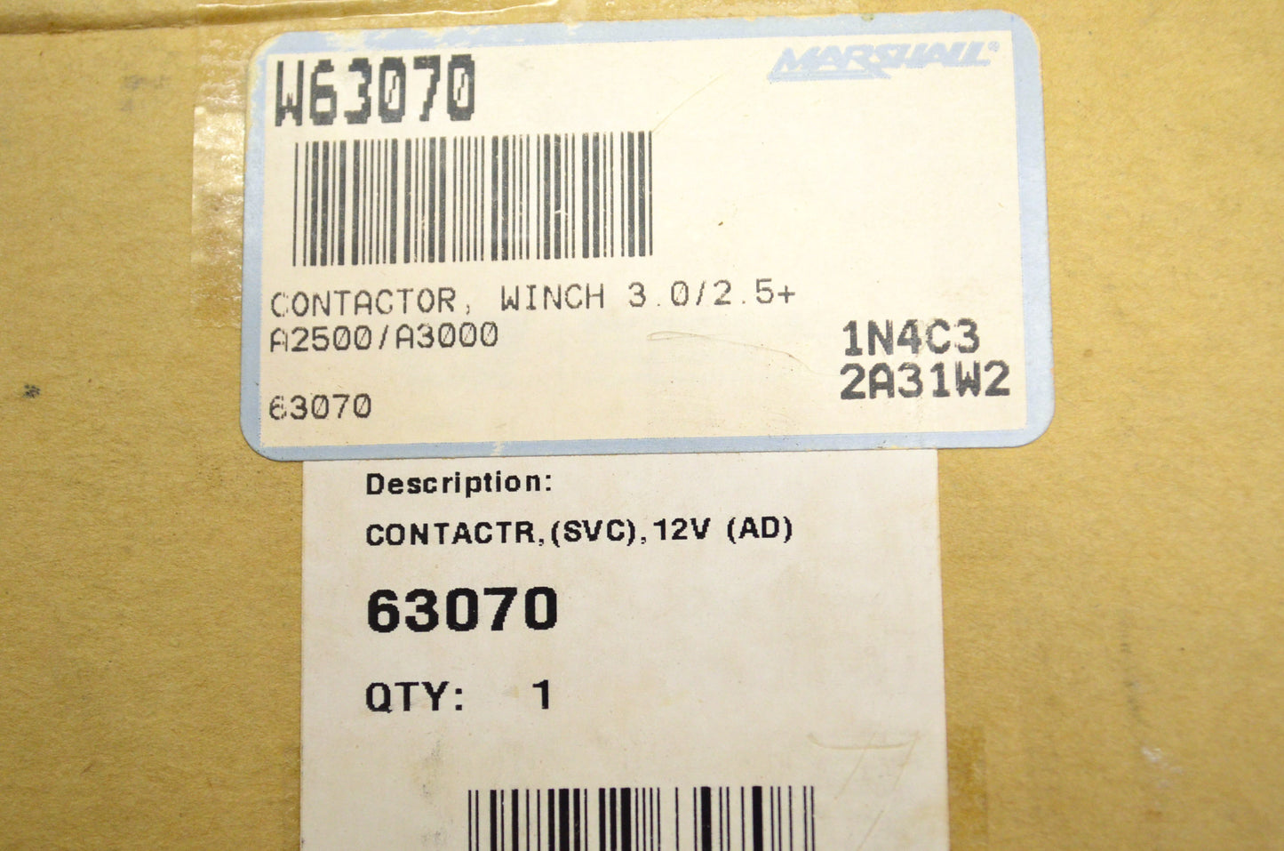 Yamaha Winch Contactor NOS