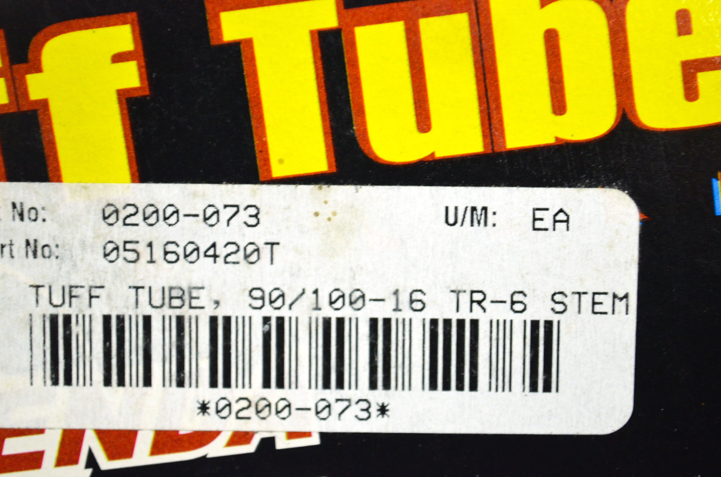 New Kenda Tuff Tube 90/100-16 TR-6 NOS