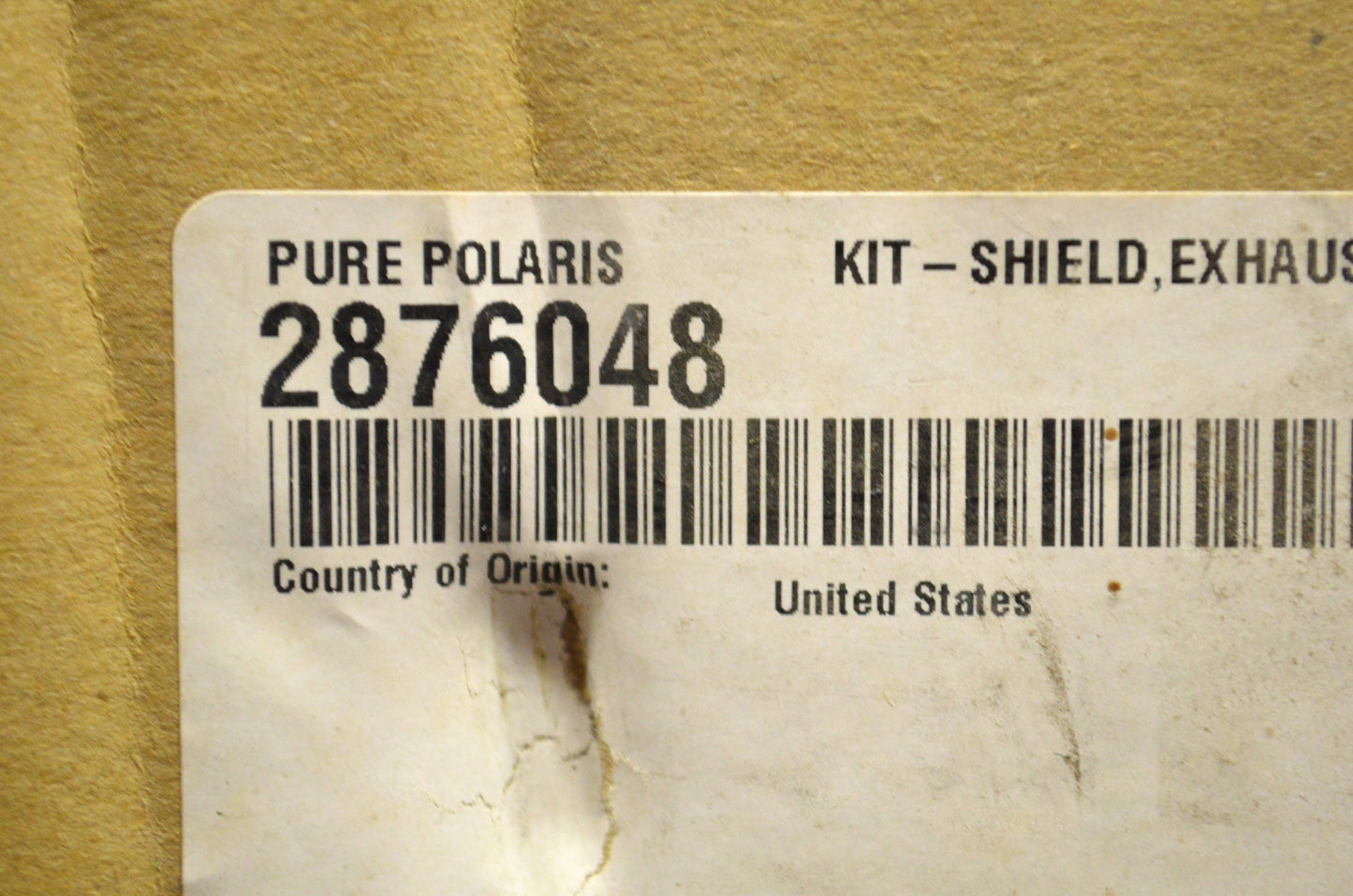 Exhaust Shield Kit NOS