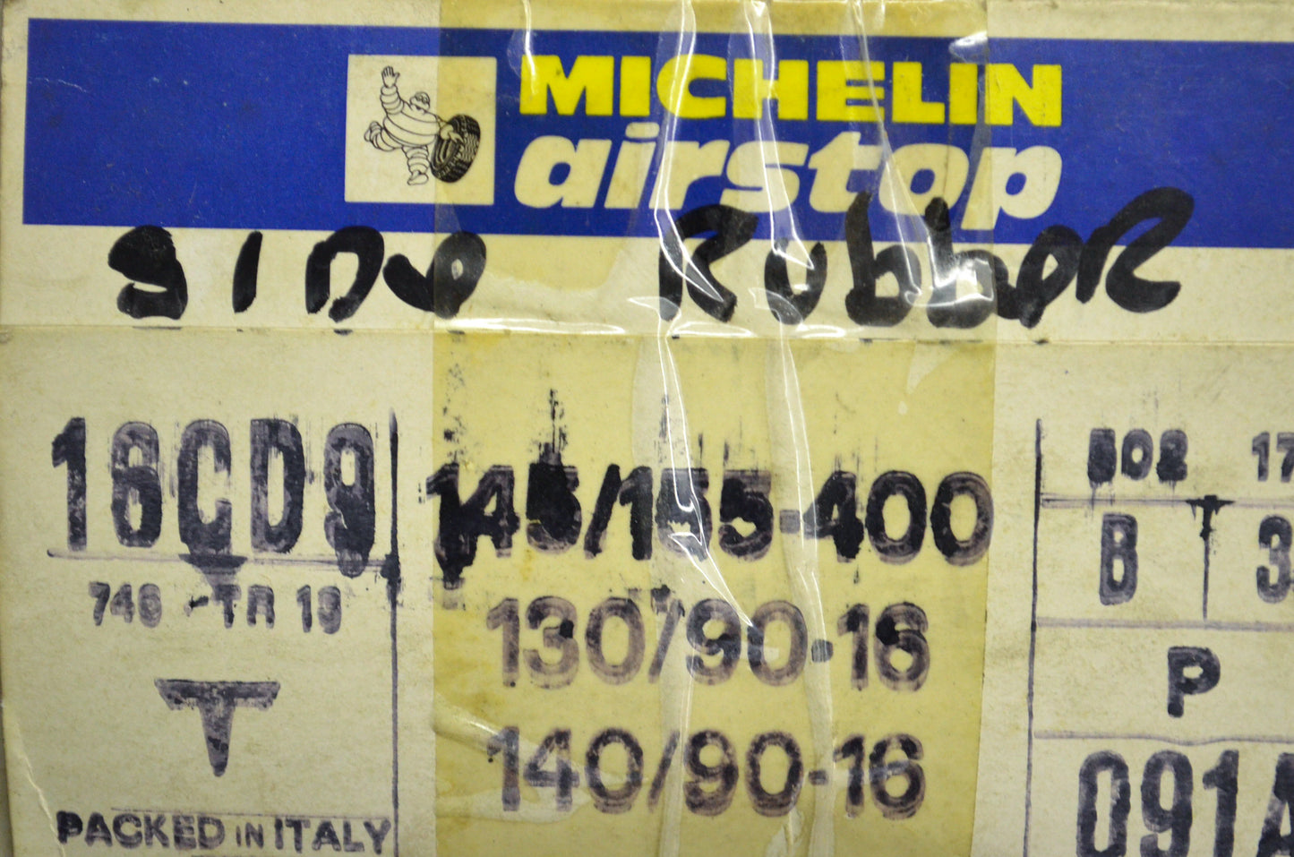 Michelin 16CD9 Air Stop Tire Tube 145/155-400 130/90-16 140/90-16 NOS
