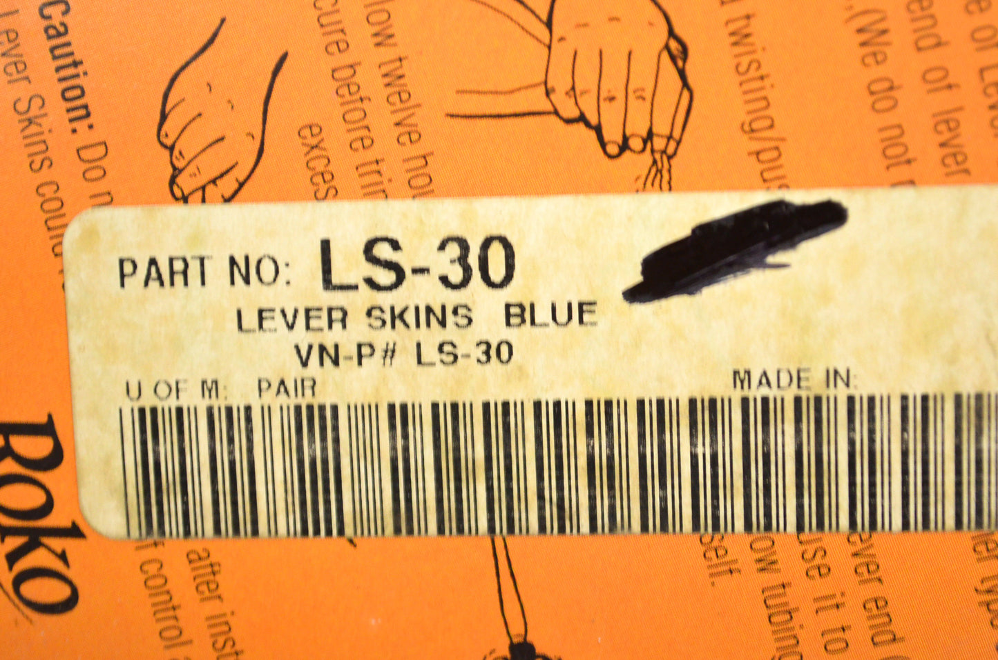 New Roko Lever Skins Blue NOS